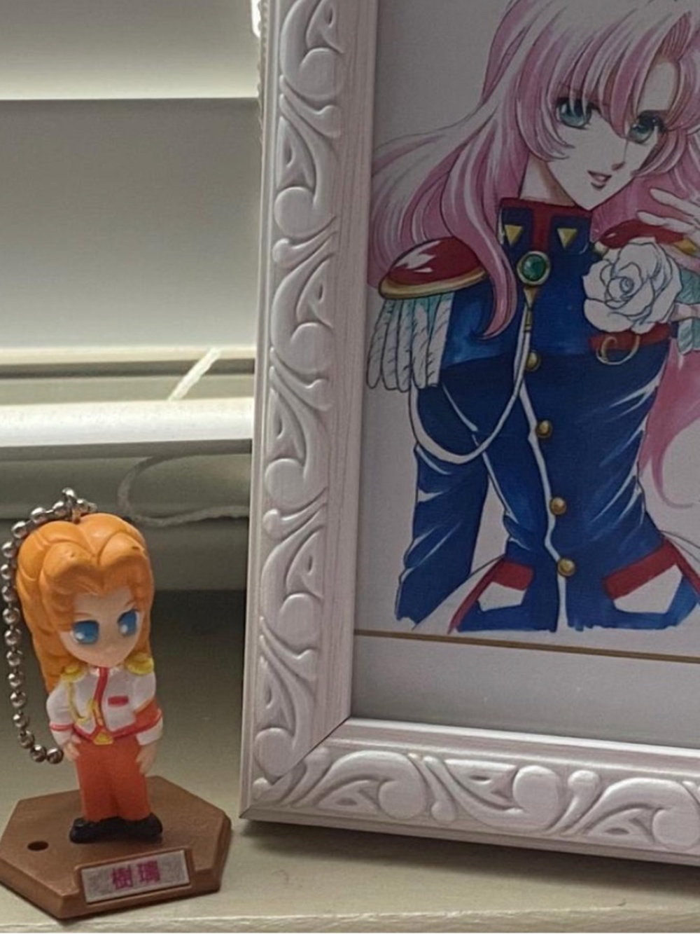 Anime mini Figure-Juri Arisugawa 90s keychain set